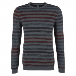 S.Oliver Sweter Męski M Szary. Szare swetry przez głowę męskie S.Oliver, w paski. Za 159.00 zł.