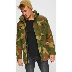 G-Star Raw - Kurtka. Brązowe kurtki męskie G-Star Raw, z bawełny, retro. W wyprzedaży za 1,099.00 zł.