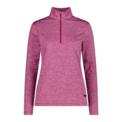Damski sweter z golfem z jerseyu CMP. Fioletowe swetry damskie CMP, bez wzorów, z jersey, sportowe, bez kołnierzyka, bez ramiączek, bez kaptura. Za 308.00 zł.