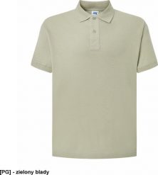 JHK PORA 210 - męskie polo z krótkim rękawem 100% stabilizowana bawełna, 200- 210g - zielony blady XL. Zielone koszulki polo męskie JHK, m, bez wzorów, z bawełny, bez ramiączek. Za 30.78 zł.