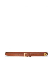LAUREN RALPH LAUREN Pasek 412912036001 Brązowy. Brązowe paski damskie Lauren Ralph Lauren, bez wzorów, ze skóry. Za 304.99 zł.