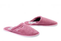 METEOR 042 Frotte Izabela różowy, kapcie damskie. Czerwone kapcie damskie Meteor, bez wzorów. Za 38.99 zł.