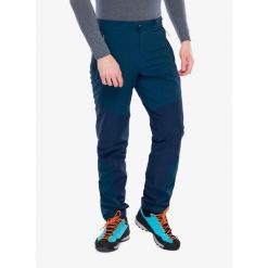 Spodnie softshell męskie Rab Torque Pants. Niebieskie spodnie sportowe męskie RAB, na lato, m, bez wzorów, z softshellu, trekkingowe. Za 492.99 zł.