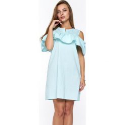Sukienka w kolorze jasnoniebieskim. Sukienki damskie marki Bessa, Moonlight. W wyprzedaży za 132.95 zł.