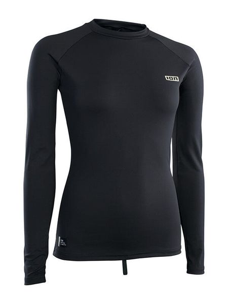 Koszulka Lycra damska Rashguard ION LA - Black. Czarne koszulki sportowe damskie ION, m, bez wzorów, z elastanu, bez kołnierzyka, bez ramiączek, żeglarskie. Za 240.00 zł.