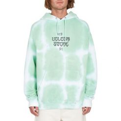 Bluza sportowa męska Volcom Trippin Dye. Zielone bluzy męskie Volcom, m, bez wzorów, z bawełny, bez kaptura. W wyprzedaży za 225.20 zł.