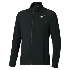 Kurtka z dresu Mizuno Frontier Shadow. Czarne kurtki męskie Mizuno, l, bez wzorów, z dresówki, eleganckie, bez kaptura. Za 349.99 zł.