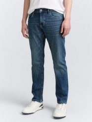 Męskie Spodnie Jeansowe Marvin Straigh Used Mid Stone Blue Denim Proste 1047981 10119, W32 L36. Niebieskie spodnie materiałowe męskie Tom Tailor, l, bez wzorów, z bawełny, eleganckie. Za 179.99 zł.