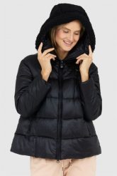 BLAUER Czarna puchowa kurtka damska Joy. Czarne kurtki damskie Blauer USA, s, bez wzorów, z puchu, bez kaptura. W wyprzedaży za 809.99 zł.