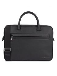 Tommy Hilfiger Torba na laptopa Th Modern Pu Computer Bag AM0AM12232 Czarny. Czarne torby na laptopa męskie Tommy Hilfiger, bez wzorów, ze skóry. Za 719.99 zł.