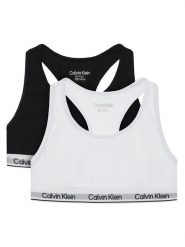 Calvin Klein Underwear Komplet biustonoszy topów G80G800742 Czarny. Czarne bielizna dla dziewczynek Calvin Klein Underwear, bez wzorów, z bawełny. Za 129.99 zł.