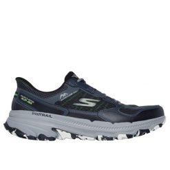 Buty trailowe Skechers Go Run Trail Altitude 2.0 Ravina. Czarne buty sportowe męskie Skechers, z syntetyku, bez zapięcia. W wyprzedaży za 375.70 zł.