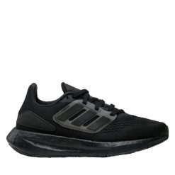 Buty adidas Pureboost 22 Czarne Damskie. Czarne obuwie sportowe damskie Adidas, bez wzorów, z materiału, do biegania. W wyprzedaży za 443.85 zł.