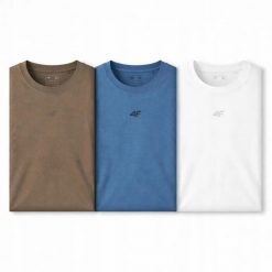 T-SHIRT MĘSKI 4F KOMPLET 3 SZTUKI KOLEKCJA LIMITOWANA 5XL M3947 SS26. T-shirty męskie 4f, m, bez wzorów, z bawełny, sportowe, bez kołnierzyka. Za 164.98 zł.