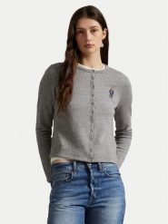 Polo Ralph Lauren Kardigan 211955298003 Szary Slim Fit. Szare kardigany damskie Polo Ralph Lauren, xxs, bez wzorów, z bawełny. Za 699.99 zł.