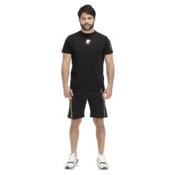 Koszulka z bawełna na co dzień na siłownię. Czarne buty sportowe męskie LEONE 1947 APPAREL, m, bez wzorów, z bawełny, bez kołnierzyka, bez ramiączek, na fitness i siłownię. Za 136.83 zł.