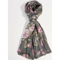 Chusta w kwiaty - Wielobarwn. Szare szaliki i chusty damskie Mohito, w kwiaty. Za 59.99 zł.