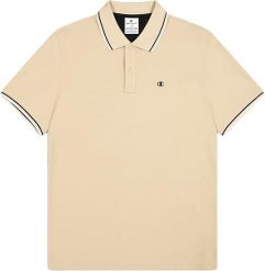 Koszulka męska Champion polo. Czarne koszulki polo męskie Champion, m, bez wzorów, z bawełny, bez kołnierzyka, bez ramiączek. Za 99.00 zł.