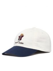 Polo Ralph Lauren Czapka z daszkiem 323B26191001 Biały. Białe czapki dla dzieci Polo Ralph Lauren, bez wzorów, z bawełny. Za 219.99 zł.