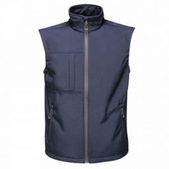 Ocieplana Męska Softshell Trzywarstwowa. Niebieskie kurtki sportowe męskie Regatta, l, bez wzorów, z softshellu, trekkingowe. Za 135.99 zł.