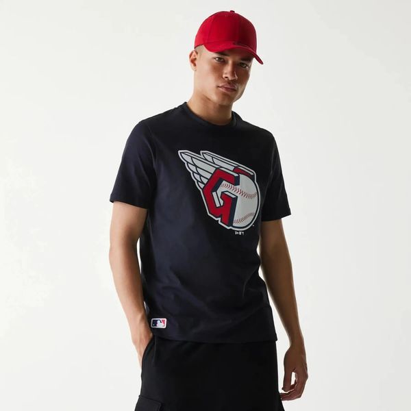 T-shirt Guardians Nos MLB Regular. Niebieskie t-shirty męskie New Era, na lato, s, bez wzorów, z materiału, eleganckie, bez kołnierzyka. Za 154.90 zł.