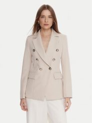 Maryley Marynarka 25IB139/43LA Beżowy Regular Fit. Brązowe żakiety damskie Maryley, l, bez wzorów, z syntetyku. Za 399.99 zł.