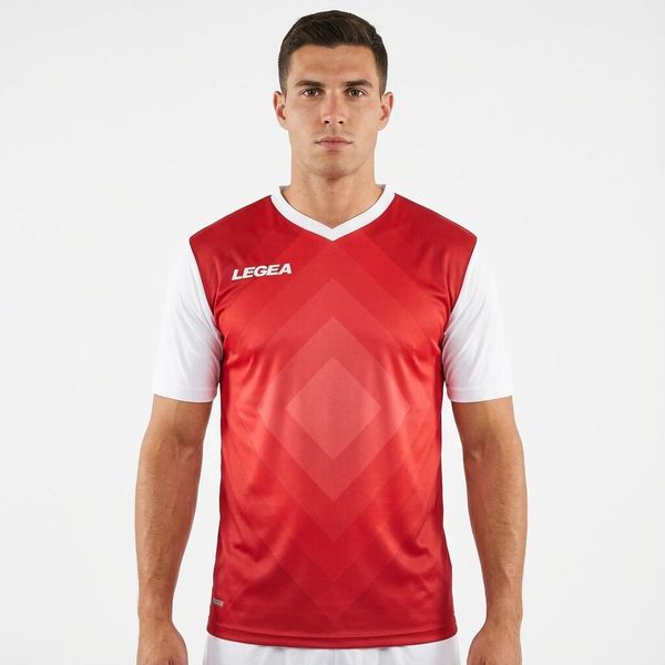 Koszulka Padel NORIMBERGA. Niebieskie koszulki sportowe męskie Legea, m, bez wzorów, z materiału, bez kołnierzyka, bez ramiączek. Za 100.00 zł.