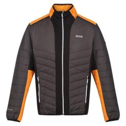 Męska Kurtka Halton VII Contrast Panel Baffled Padded Jacket. Brązowe kurtki sportowe męskie Regatta, m, bez wzorów, z puchu, trekkingowe. Za 161.99 zł.