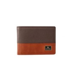 Portfel Męski RIP CURL Corpawatu Brązowy. Brązowe portfele męskie Rip Curl, bez wzorów. Za 98.45 zł.