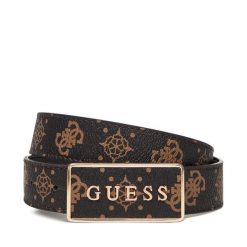 Pasek Damski Guess. Brązowe paski damskie Guess, z aplikacjami. Za 189.99 zł.