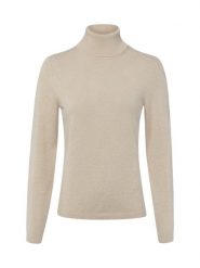 Brookshire bluzka z golfem Kobiety Bawełna (100%) beżowy, XL. Brązowe bluzki damskie brookshire, xl, bez wzorów, z bawełny, bez kołnierzyka, bez ramiączek. Za 199.95 zł.