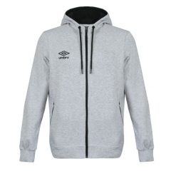Bluza z kapturem Umbro z materiału poliestrowego. Szare bluzy męskie Umbro, m, bez wzorów, z bawełny, z kapturem. Za 254.35 zł.
