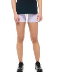 Odzież sportowa z sznurek regulacyjny na co dzień. Fioletowa szorty sportowe damskie LEONE 1947 APPAREL, xl, bez wzorów, sportowe, na fitness i siłownię. Za 84.16 zł.