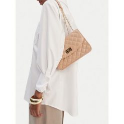 Torebka Badura. Brązowe listonoszki damskie Badura, bez wzorów, bez dodatków. Za 199.99 zł.