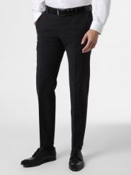 Finshley & Harding spodnie od garnituru modułowego Mężczyźni Modern Fit czarny, 98. Czarne eleganckie spodnie męskie Finshley & Harding, m, bez wzorów, z materiału. Za 499.95 zł.