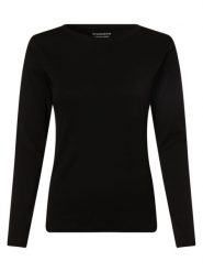 Brookshire koszulka z długim rękawem Kobiety Bawełna czarny, XXXL. Czarne t-shirty damskie brookshire, uniwersalny, bez wzorów, z bawełny, klasyczne, bez kołnierzyka. Za 99.95 zł.