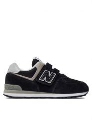 New Balance Sneakersy PV574EVB Czarny. Czarne buty sportowe chłopięce New Balance, bez wzorów, ze skóry, bez zapięcia. Za 209.99 zł.