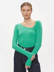Vero Moda Bluzka Carina 10301178 Zielony Regular Fit. Zielone bluzki damskie Vero Moda, xl, bez wzorów, z wiskozy, bez kołnierzyka, bez ramiączek. Za 89.99 zł.