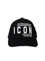 Dsquared2 Bejsbolówka | BCM0290 05C00001 | Mężczyzna | Czarny. Czarne czapki i kapelusze męskie Dsquared2, z aplikacjami, z bawełny, sportowe. W wyprzedaży za 479.00 zł.