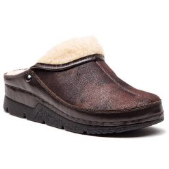 Kapcie Berkemann. Brązowe kapcie damskie Berkemann, bez wzorów. Za 429.99 zł.