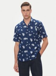 Pierre Cardin Koszula C6 45610.0486 Granatowy Regular Fit. Niebieskie koszule męskie Pierre Cardin, m, bez wzorów, ze lnu, bez kołnierzyka, bez ramiączek. Za 309.99 zł.