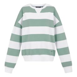 Damski sweter z okrągłym dekoltem Regatta Avika II. Zielone swetry damskie Regatta, bez wzorów, bez kołnierzyka, bez ramiączek, bez kaptura. Za 176.00 zł.