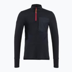 Bluza do biegania męska Under Armour Trail Run Quarter Zip. Czarne bluzy męskie Under Armour, m, bez wzorów, bez kaptura. Za 229.99 zł.