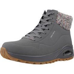 SKECHERS UNO RUGGED Szary. Szare obuwie sportowe damskie Skechers, bez wzorów, z syntetyku, trekkingowe, Skechers Sport. Za 326.99 zł.