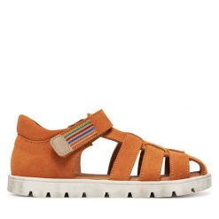 Sandały Froddo. Brązowe sandały chłopięce Froddo, bez zapięcia. Za 229.99 zł.