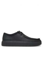 Clarks Półbuty Torhill Lo 26181385 Czarny. Czarne półbuty na co dzień męskie Clarks, ze skóry, bez zapięcia. Za 319.99 zł.