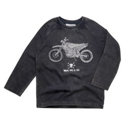 Gelati Chłopięca Koszulka Z Motocyklem, 116, Ciemnoszara. T-shirty dla chłopców marki Gelati. W wyprzedaży za 45.00 zł.