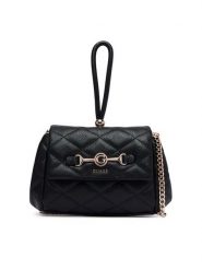 Guess Torebka Frances Mini HWQG22 41780 Czarny. Czarne torebki do ręki damskie Guess, z aplikacjami, ze skóry, wizytowe, bez dodatków. Za 494.99 zł.