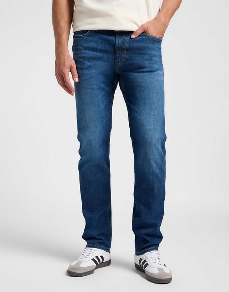 MESKIE SPODNIE LEE X SLIM EMBER 112364177. Spodnie materiałowe męskie Lee, l, bez wzorów, z jeansu. Za 219.99 zł.