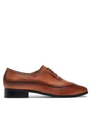 Baldowski Półbuty M00098-0741-008 Brązowy. Brązowe eleganckie półbuty Baldowski, ze skóry, wizytowe, bez zapięcia. Za 709.99 zł.